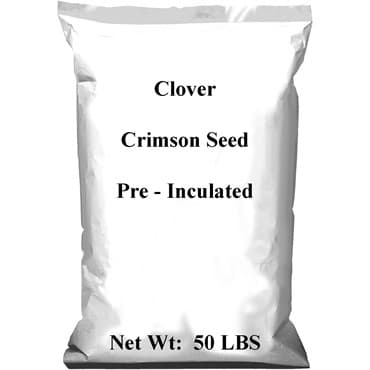 Crimson Clover Pre-Inoculated & Coated 50# — photo 1 of 2