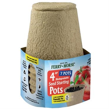 Ferry Morse 7pk 4" Round Fiber Pots — photo 1 of 2