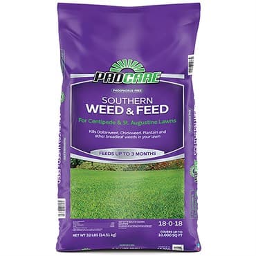 Pro Care 32# Phosphorus Free Southern Weed & Feed 18-0-18 10M 50/PL — photo 1 of 2
