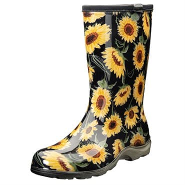 Sloggers Womens Boot w/ Trim Sunflower Black Size 9 — photo 1 of 2