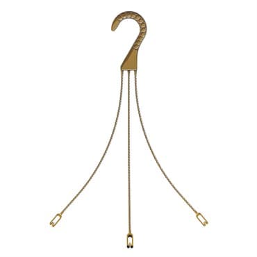 POPP MHJ 40 3 STRAND HANGER MOCHA 348/CS — photo 1 of 2