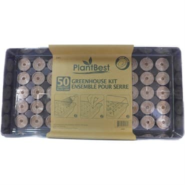 PlantBest 50 42mm Coconut Coir Pellet Greenhouse Kit — photo 1 of 2
