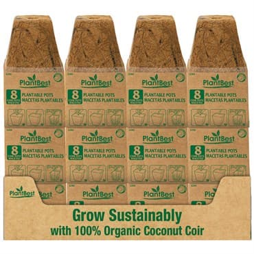 PlantBest 3.00" Biodegradable Square CocoCoir Pot - 8 Pk — photo 1 of 2