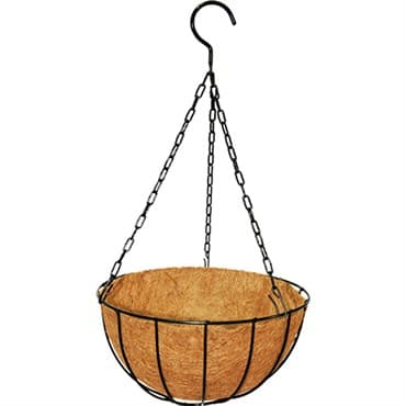 PlantBest 14"/35cm Metal Hanging Basket With Coir Liner — photo 1 of 2