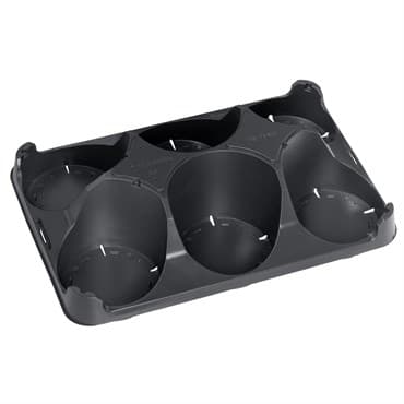 POPP UT 16.5 STD X 6 TRAY BLK 50/CS 28CS/PL — photo 1 of 2