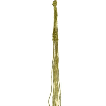 Primitive 36" Green Colored Jute Hanger — photo 1 of 2