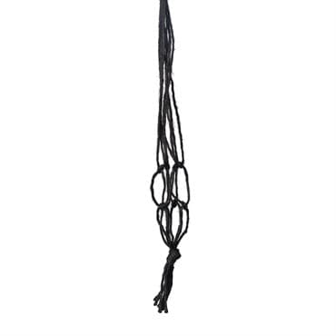 Primitive 18" Mini Jute Black Hanger — photo 1 of 2