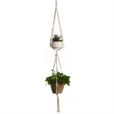 Primitive 60" 2-Tier Hanger Woven Cotton — photo 1 of 2