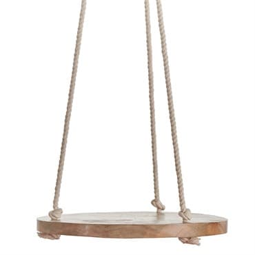 Primitive 10" Hanging Wooden Round Cotton — photo 1 of 2