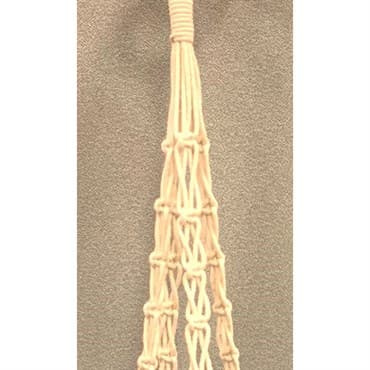 Primitive 40" Woven Link Hanger Cream — photo 1 of 2