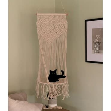 Primitive Macrame Cat Hammock — photo 1 of 2