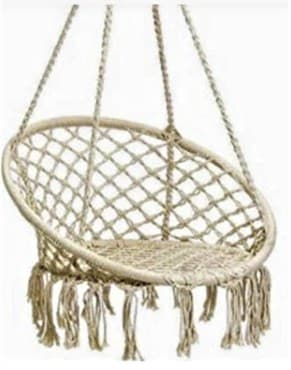 Primitive Macrame Swing Chair — photo 1 of 2
