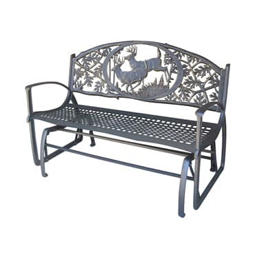Painted Sky Glider Bench Bucks Iron — photo 1 of 2