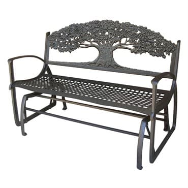 Painted Sky Glider Bench Tree Iron — photo 1 of 2