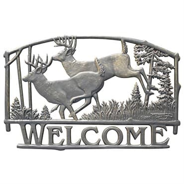 Painted Sky Welcome Sign Deer — photo 1 of 2