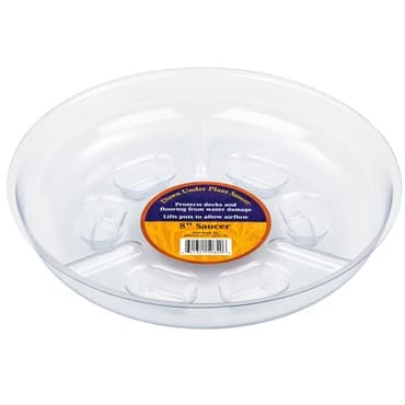 Plant Stand 8" Down Under Saucer Clear — photo 1 of 2
