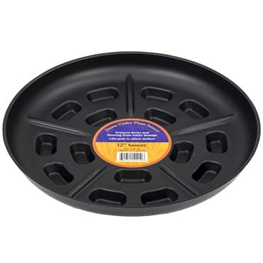 Plant Stand 12" Down Under Saucer Black — photo 1 of 2