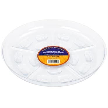 Plant Stand 12" Down Under Saucer Clear — photo 1 of 2