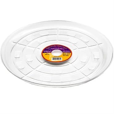 Plant Stand 15" Down Under Saucer Clear — photo 1 of 2