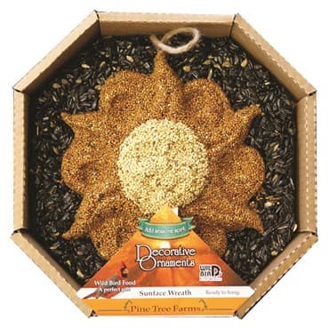 Pine Tree 2.5# Sun Face Shaped Seed Wreath — photo 1 of 2