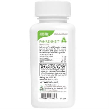 QP Fahrenheit 6oz (F) (6/CS) ( Dicamba, Metsulfuron- methyl ) — photo 1 of 2