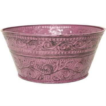 Robert Allen 8" Ensley Bowl Plum Planter — photo 1 of 2