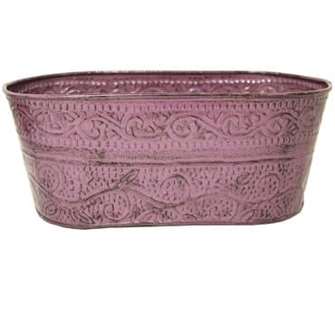 Robert Allen 10" Ensley Oval Planter Plum — photo 1 of 2