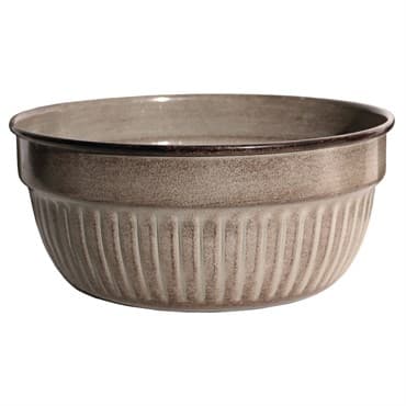 Robert Allen 8" Cascade Bowl Planter Greige — photo 1 of 2