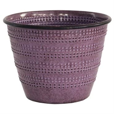 Robert Allen 6" Cobblestone Planter Plum — photo 1 of 2