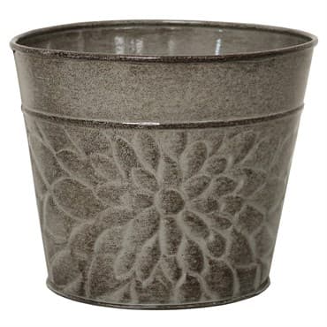 Robert Allen 6" Laurel Planter Greige — photo 1 of 2