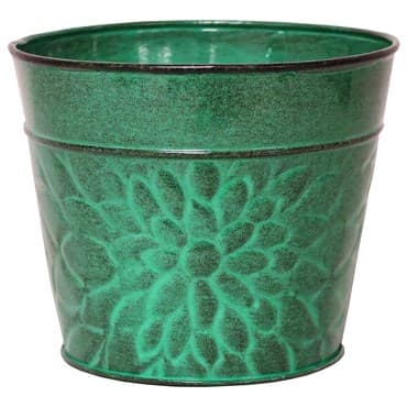 Robert Allen 6" Laurel Planter Aqua — photo 1 of 2