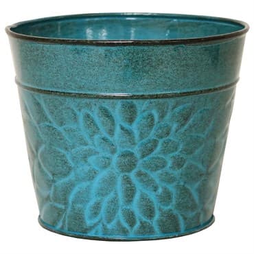 Robert Allen 6" Laurel Planter Lagoon — photo 1 of 2