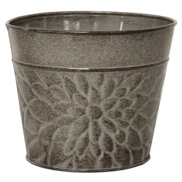 Robert Allen 8" Laurel Planter Greige — photo 1 of 2