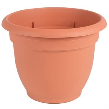 Bloem 10" Ariana with Grid Planter Terra Cotta — photo 1 of 2