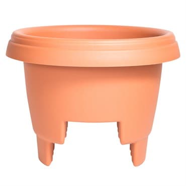 Bloem 12" Deck Rail Planter Terra Cotta — photo 1 of 2