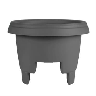 Bloem 12" Deck Rail Planter Charcoal — photo 1 of 2