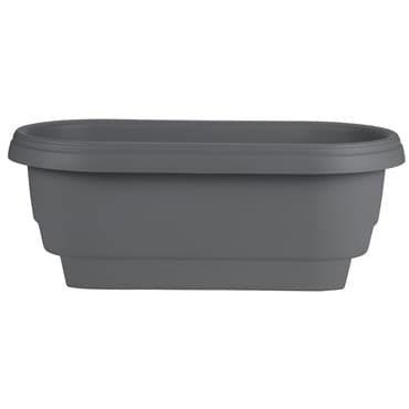 Bloem 24" Deck Rail Planter Charcoal — photo 1 of 2