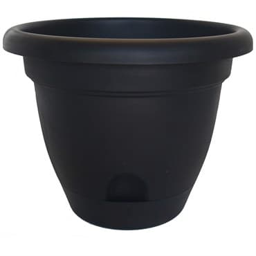 Bloem 10" Lucca Planter Black — photo 1 of 2