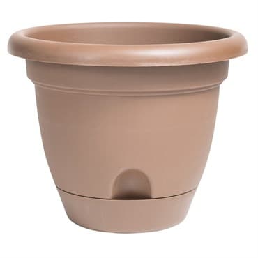 Bloem 10" Lucca Planter Chocolate — photo 1 of 2