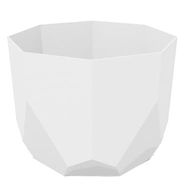 Bloem 6" Tuxton Planter Casper White — photo 1 of 2
