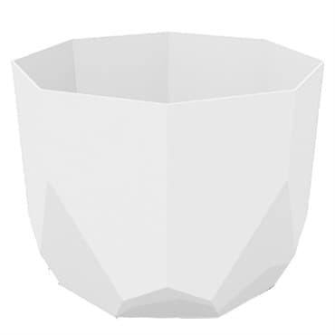 Bloem 8" Tuxton Planter Casper White — photo 1 of 2