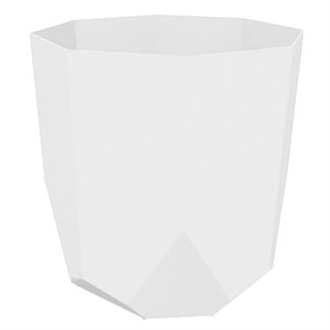Bloem 10" Tuxton Planter Casper White — photo 1 of 2