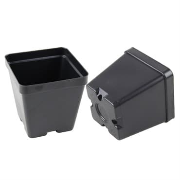 Grower Select 03.50 Square Ps Vacuum Formed Pot Black 684/CS — photo 1 of 2