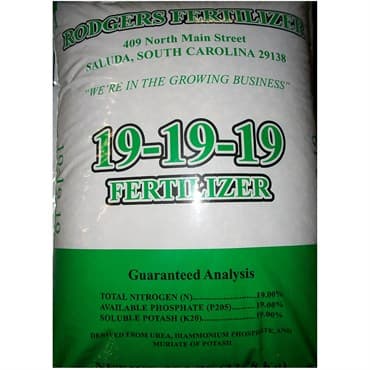 Rodgers 50# 19-19-19 Fertilizer 40/PL — photo 1 of 2