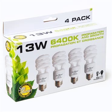 SunBlaster 13W CFL 6400K 4 Lamp Pack — photo 1 of 2