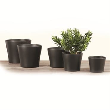 Scheurich 8.75" Anthracite 808/21 Planter — photo 1 of 2