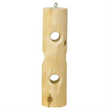 Stovall 8.5" White Cedar Suet Post Log Feeder For Suet Plugs MADE IN THE USA — photo 1 of 2