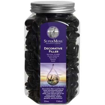 SuperMoss 22oz 1" Decorative Stones Black — photo 1 of 2