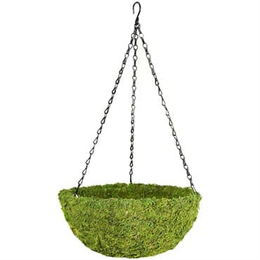SuperMoss Small Woven Round Moss Basket in Display — photo 1 of 2