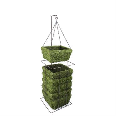SuperMoss Medium Woven Square Basket Display — photo 1 of 2